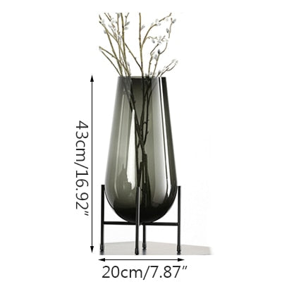 Luxurious Art Vase Ornament  & Transparent Fruit Bowl