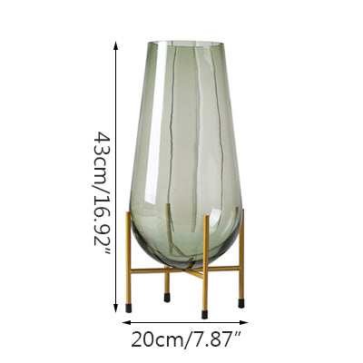 Luxurious Art Vase Ornament  & Transparent Fruit Bowl