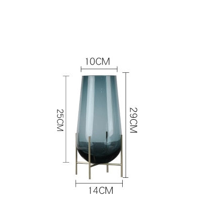 Luxurious Art Vase Ornament  & Transparent Fruit Bowl