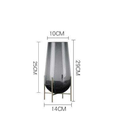 Luxurious Art Vase Ornament  & Transparent Fruit Bowl