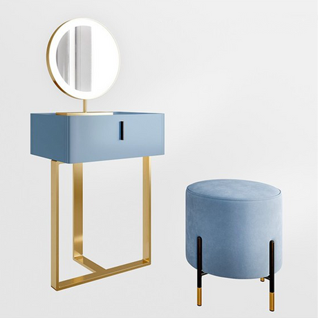 Modern Nordic Small Vanity with Simple Storage