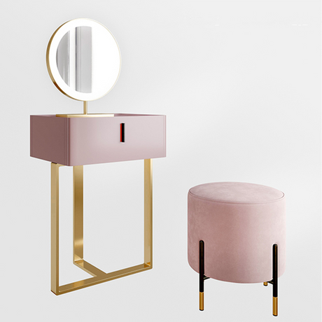 Modern Nordic Small Vanity with Simple Storage