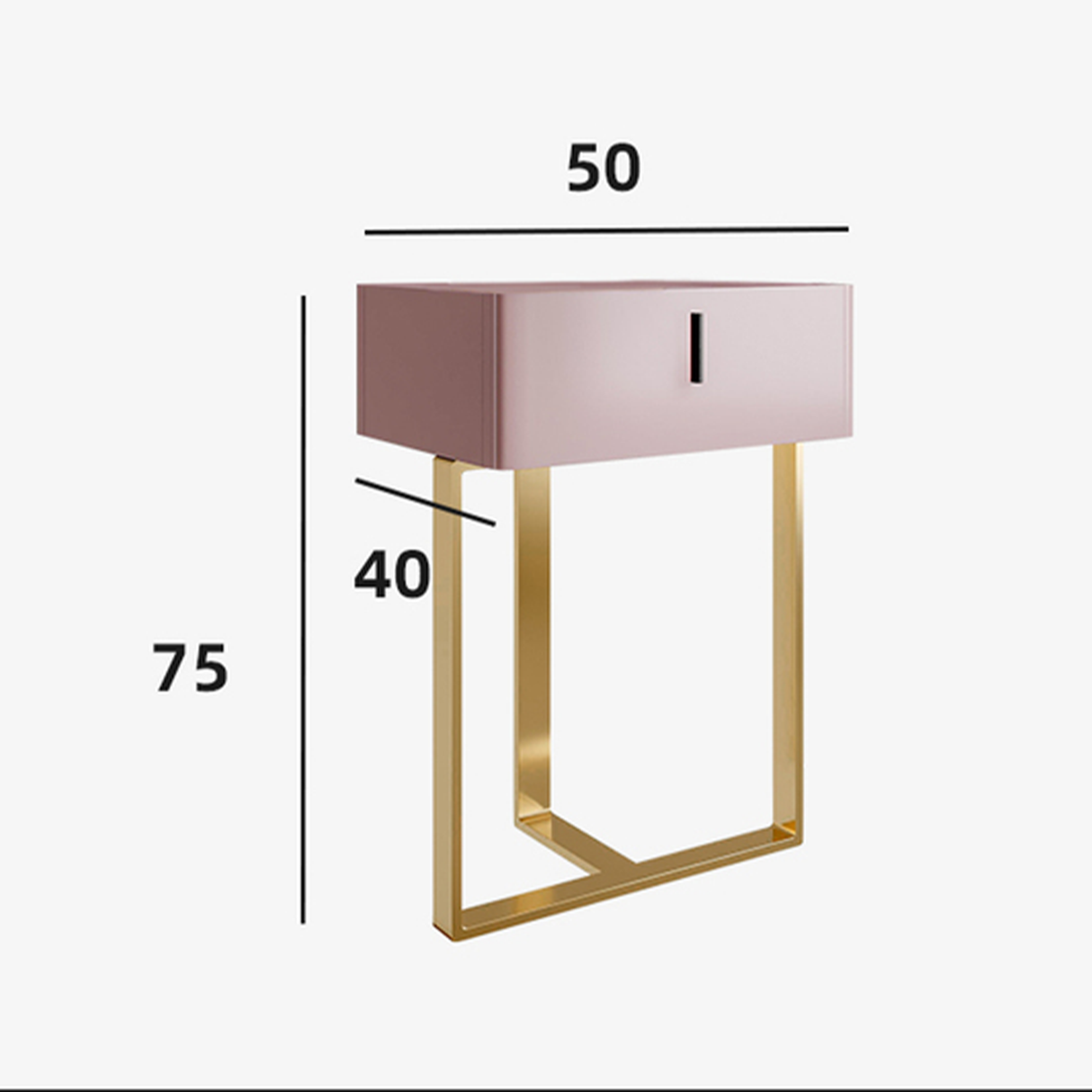 Modern Nordic Small Vanity with Simple Storage