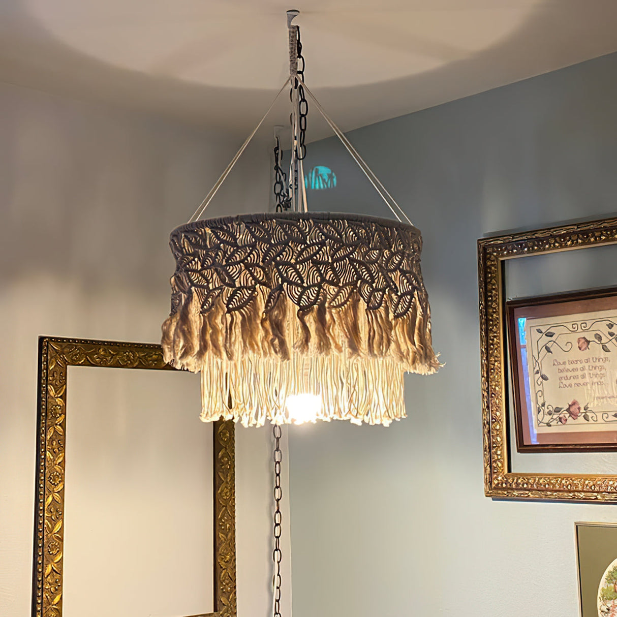 Macrame Chandelier