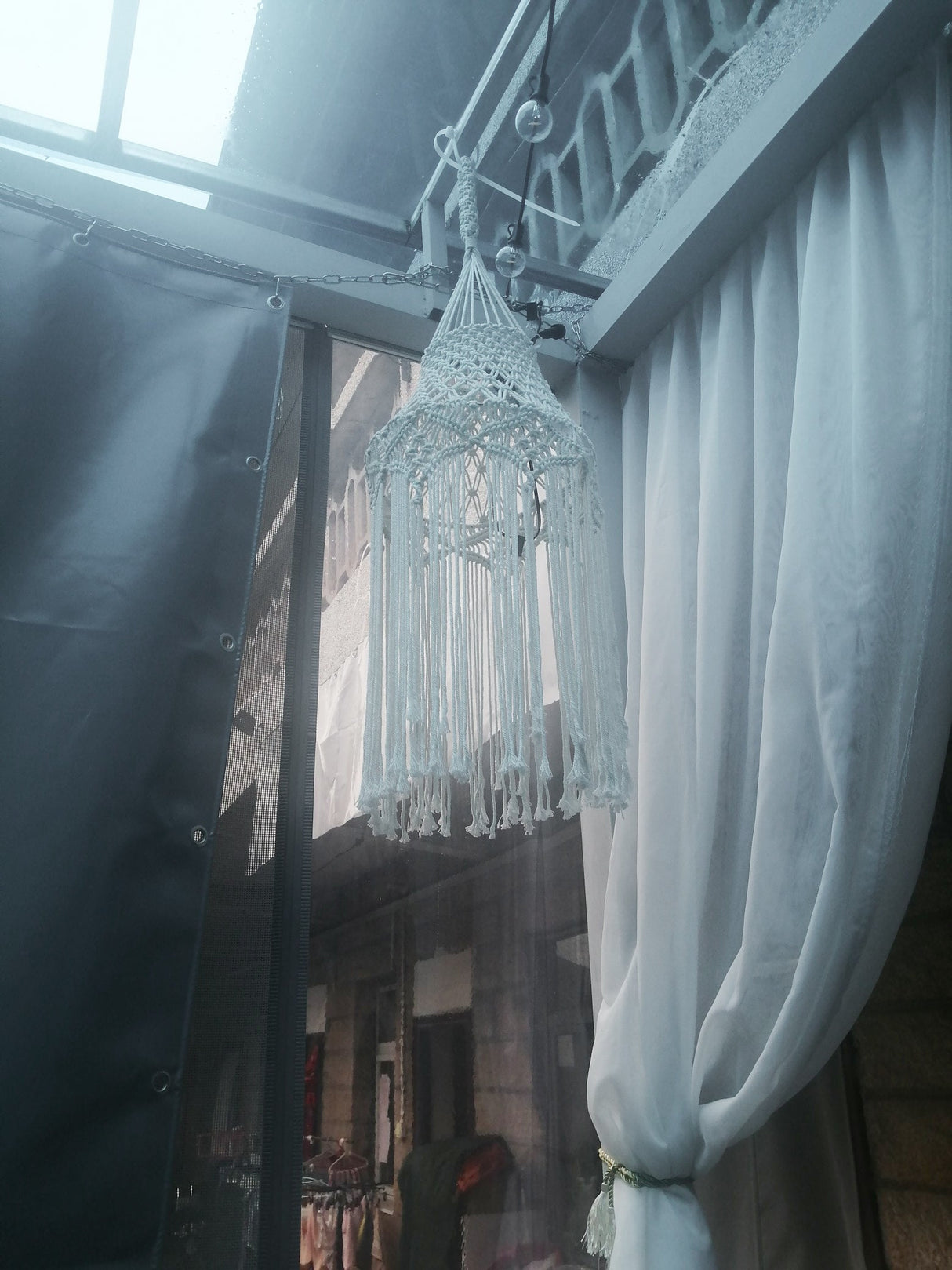 Macrame Light Shade Chandelier