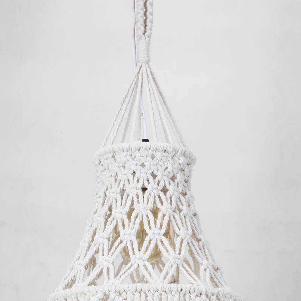 Macrame Light Shade Chandelier