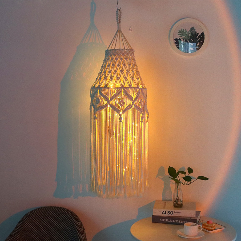 Macrame Light Shade Chandelier