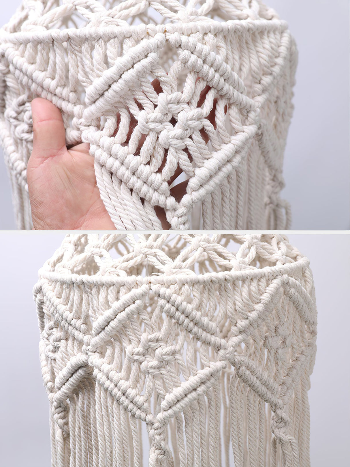 Macrame Light Shade Chandelier