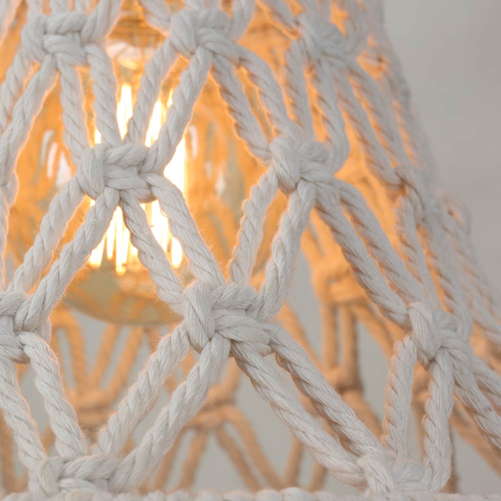 Macrame Light Shade Chandelier