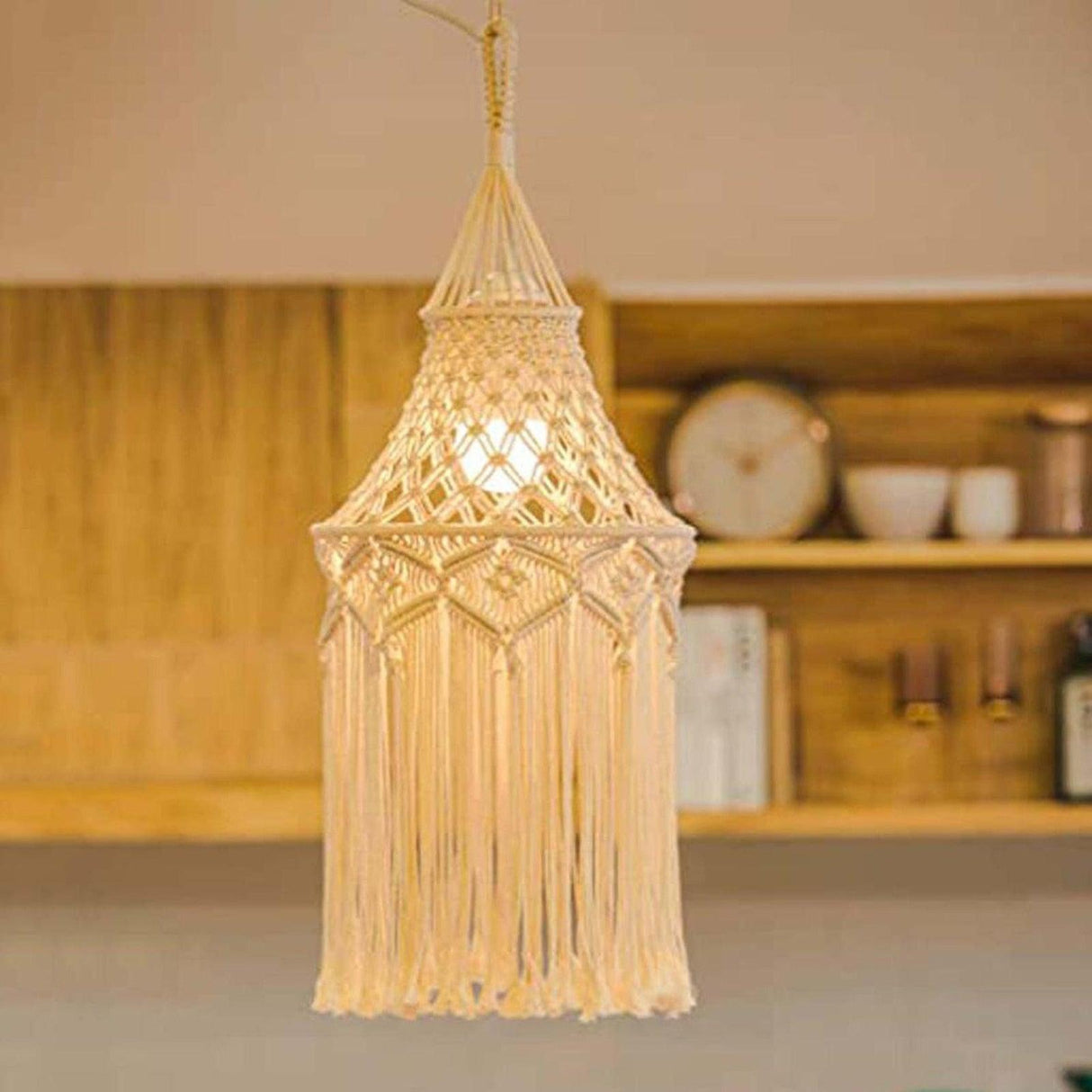Macrame Light Shade Chandelier
