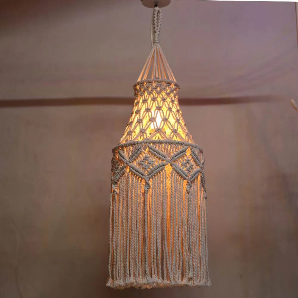 Macrame Light Shade Chandelier
