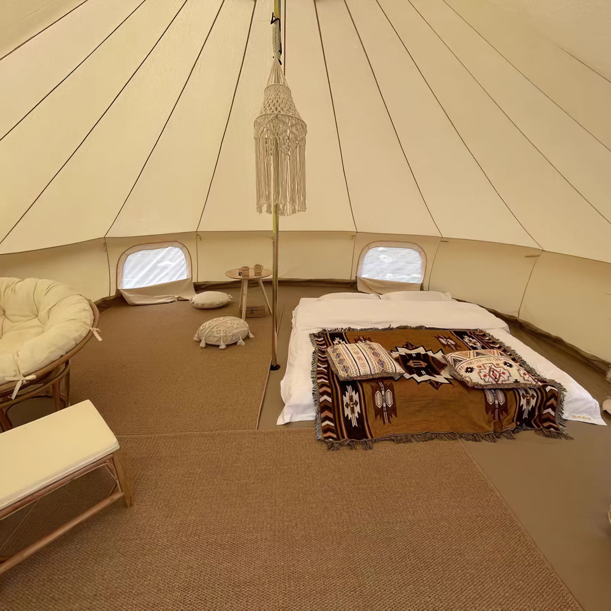 Macrame Light Shade Chandelier