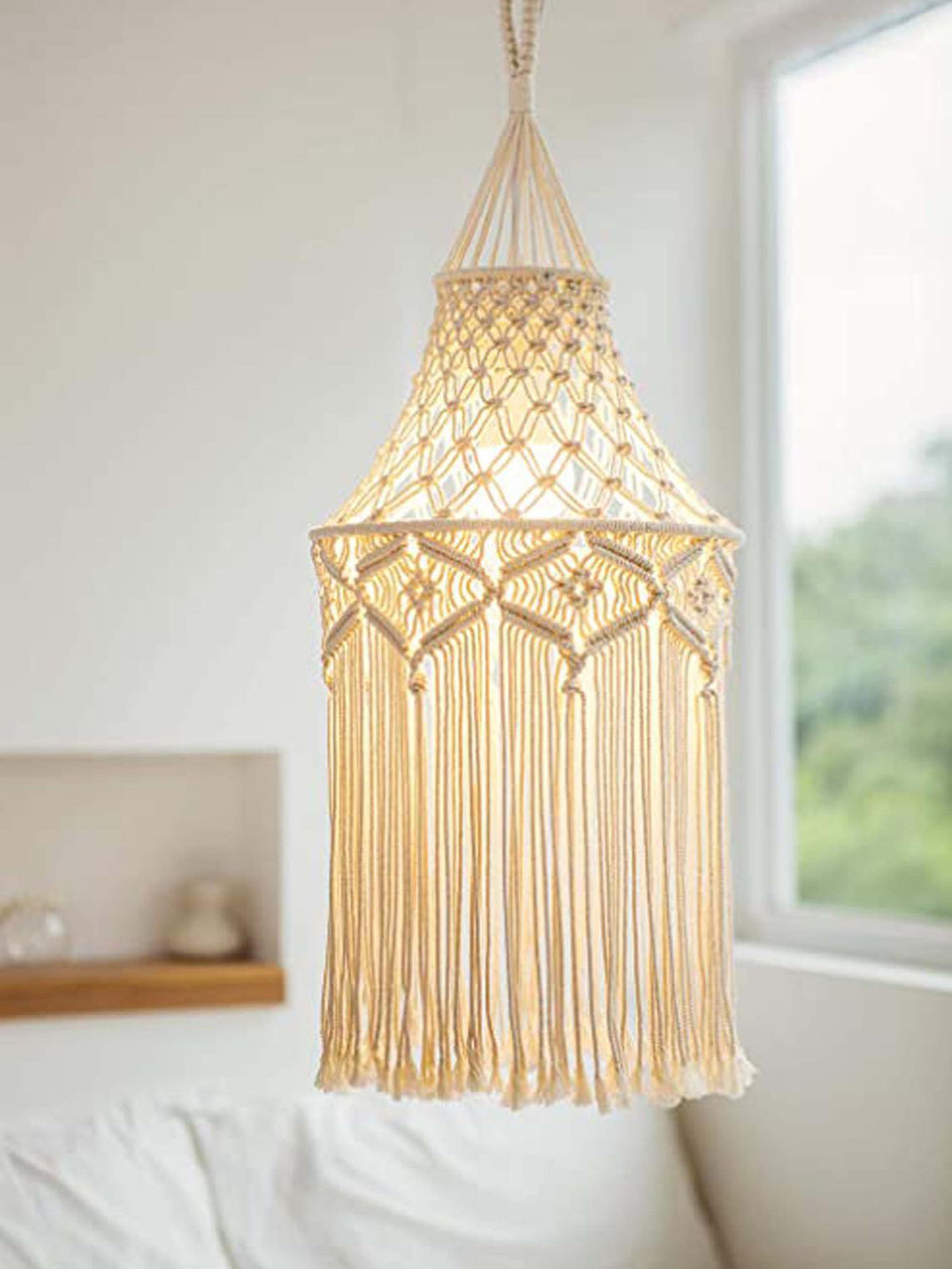 Macrame Light Shade Chandelier