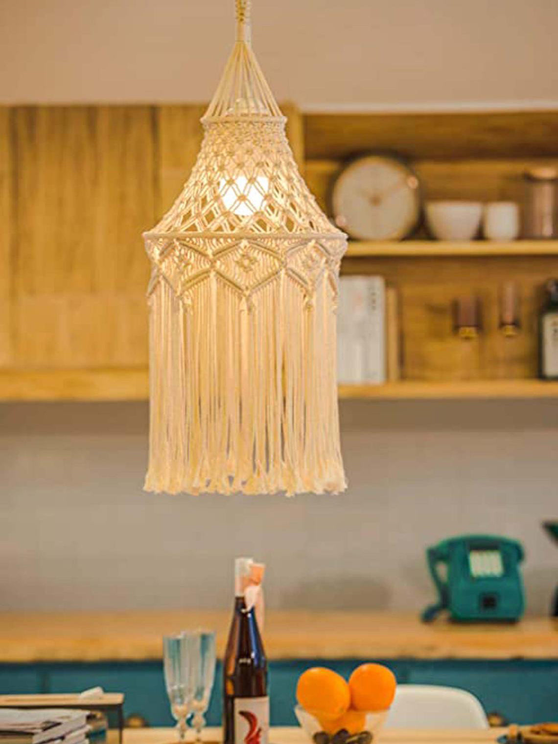 Macrame Light Shade Chandelier