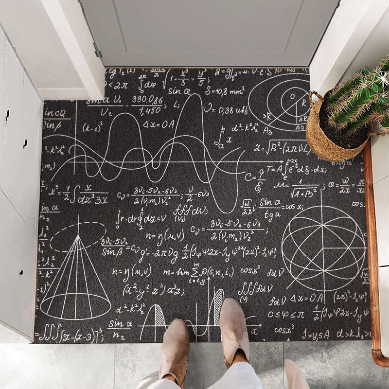 Mathematics PVC Entrance Door Mat