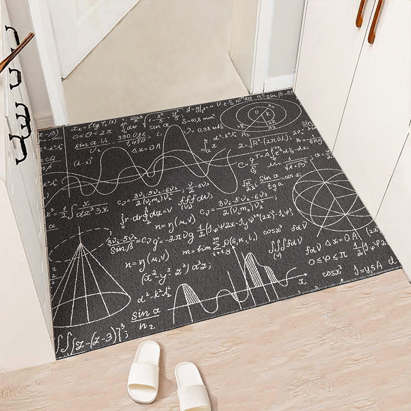 Mathematics PVC Entrance Door Mat