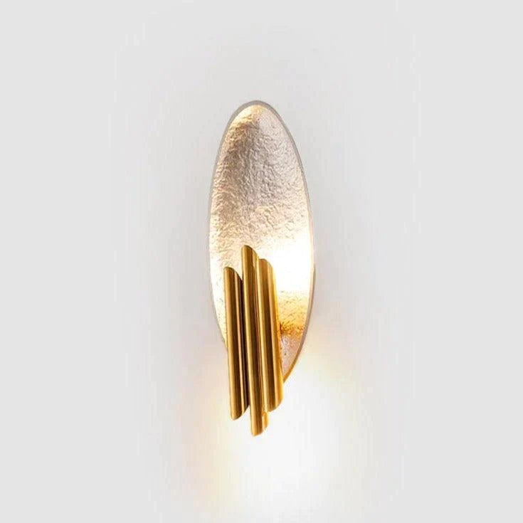 Gold Leaf Wall Lamp