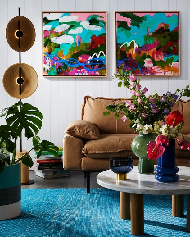 Saucer Marble Floor Lamp