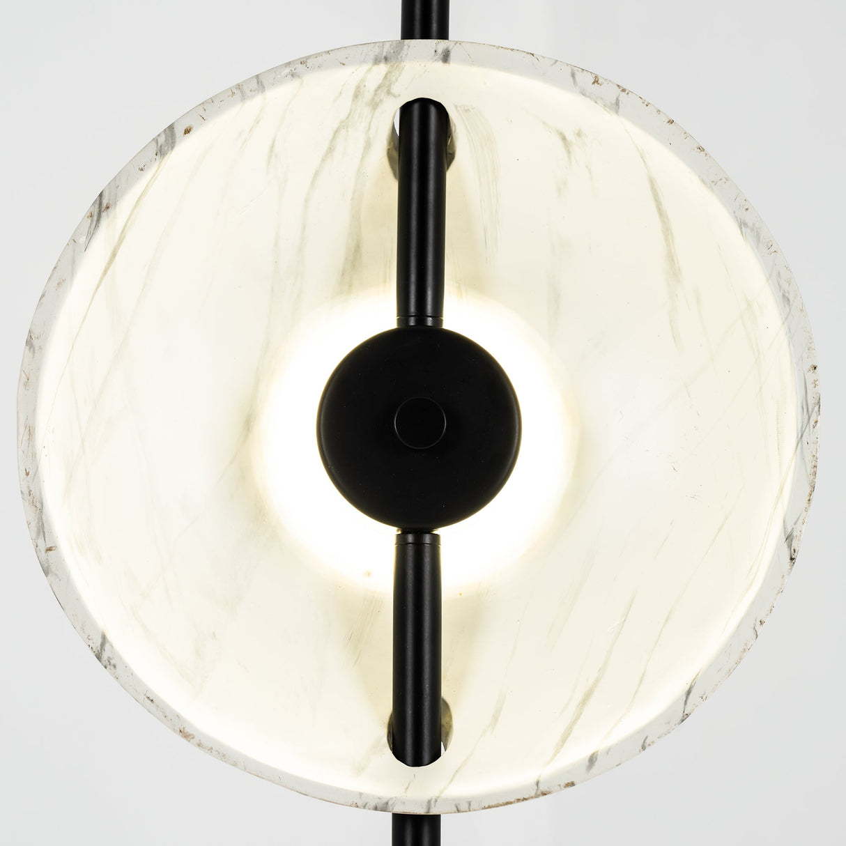 Saucer Marble Floor Lamp