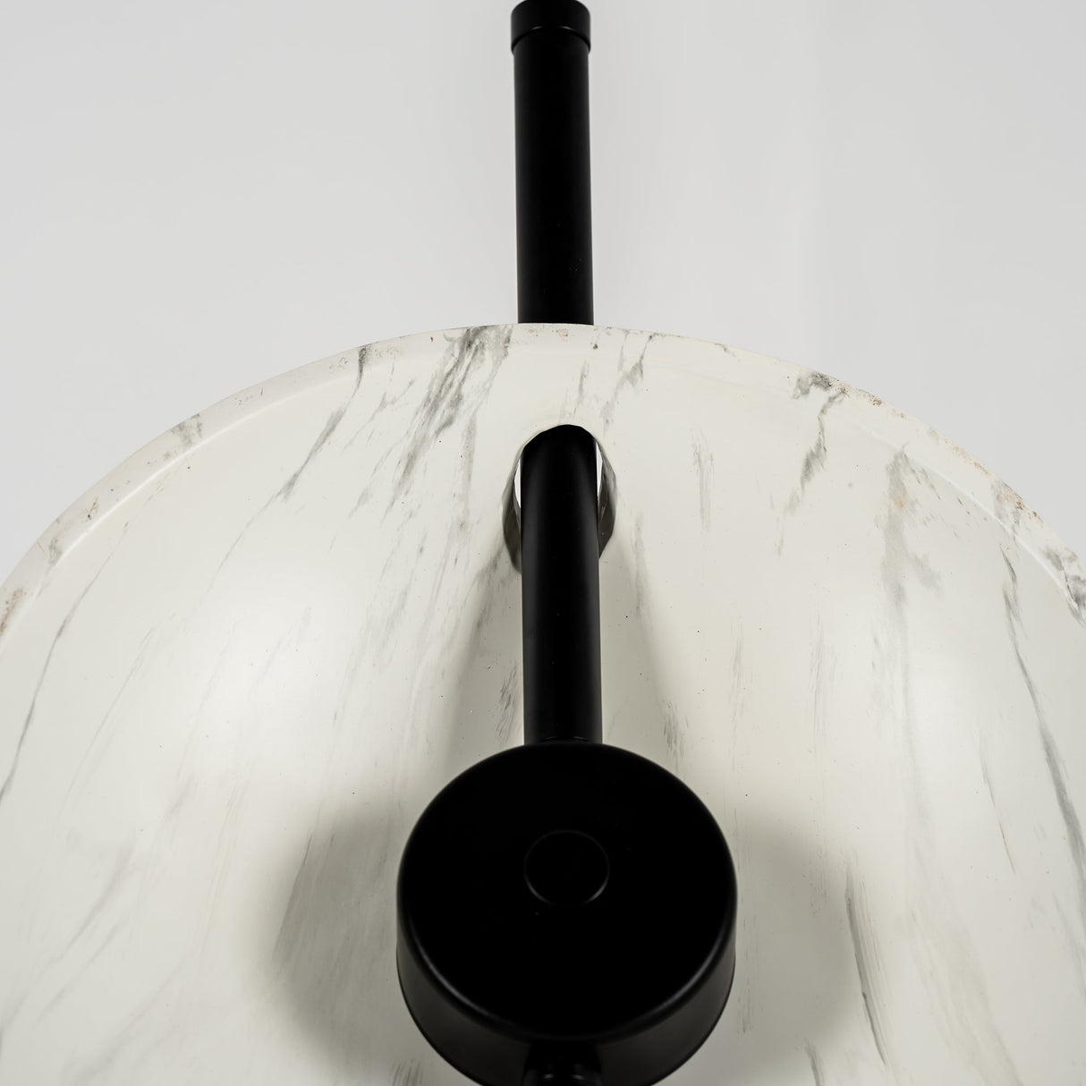 Saucer Marble Floor Lamp