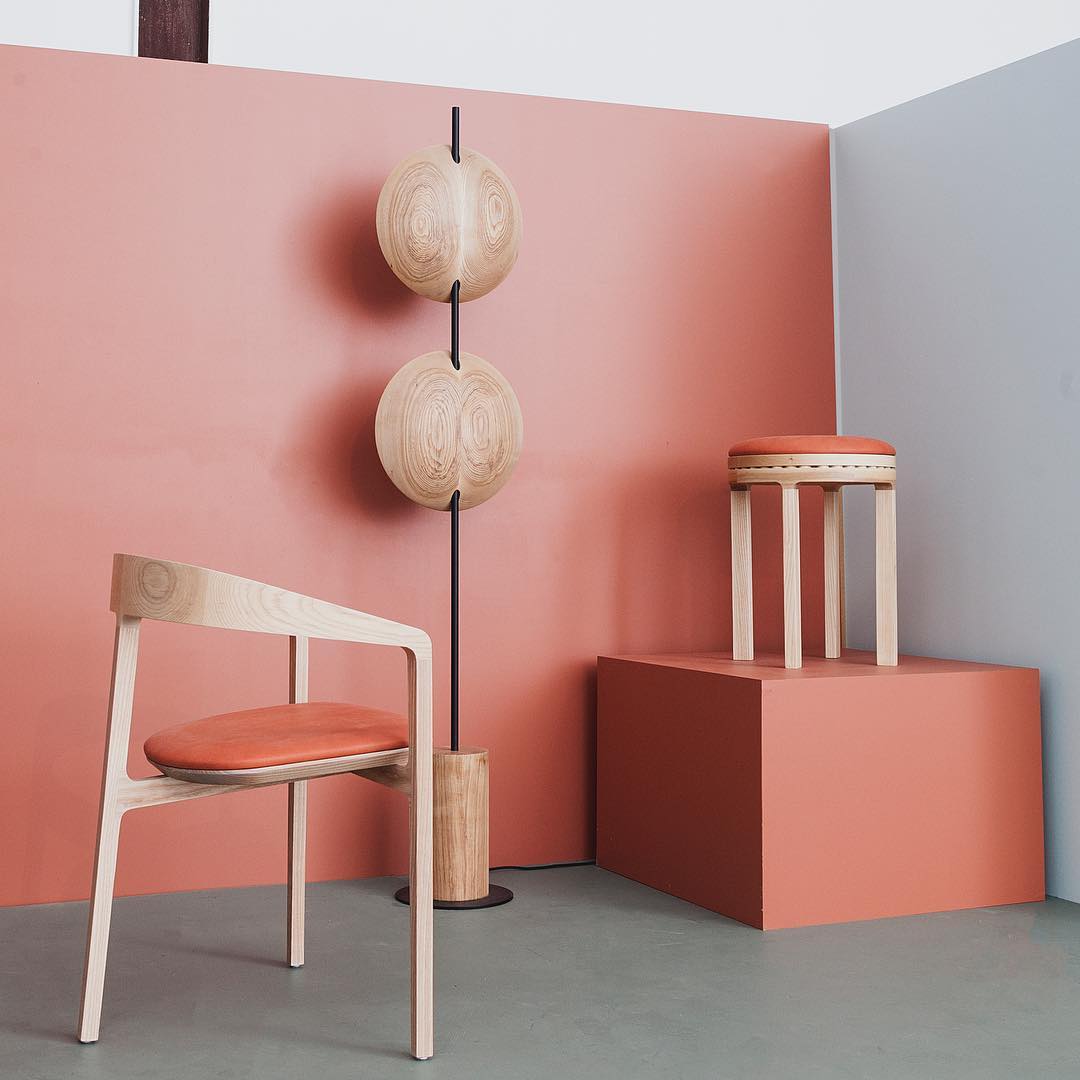 Saucer Marble Floor Lamp