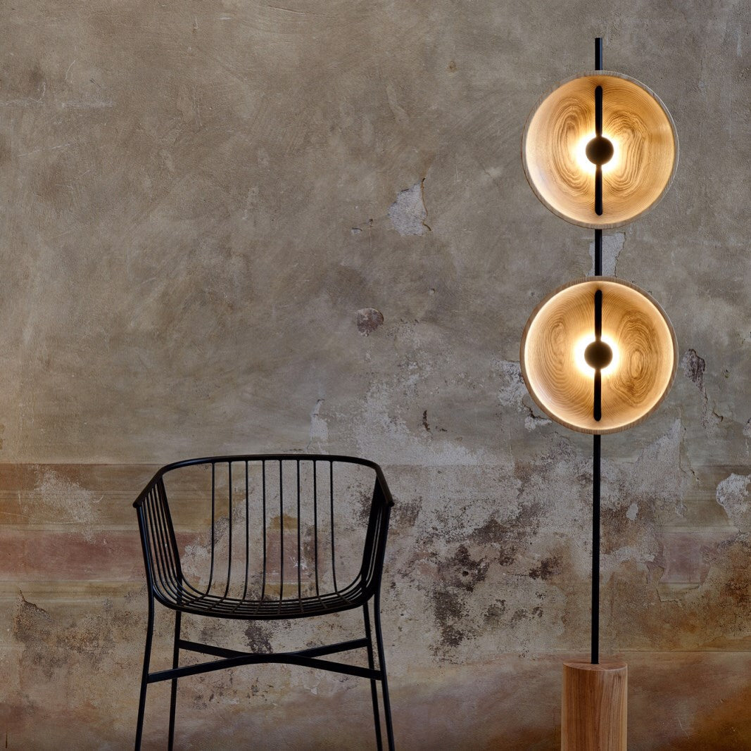 Saucer Marble Floor Lamp