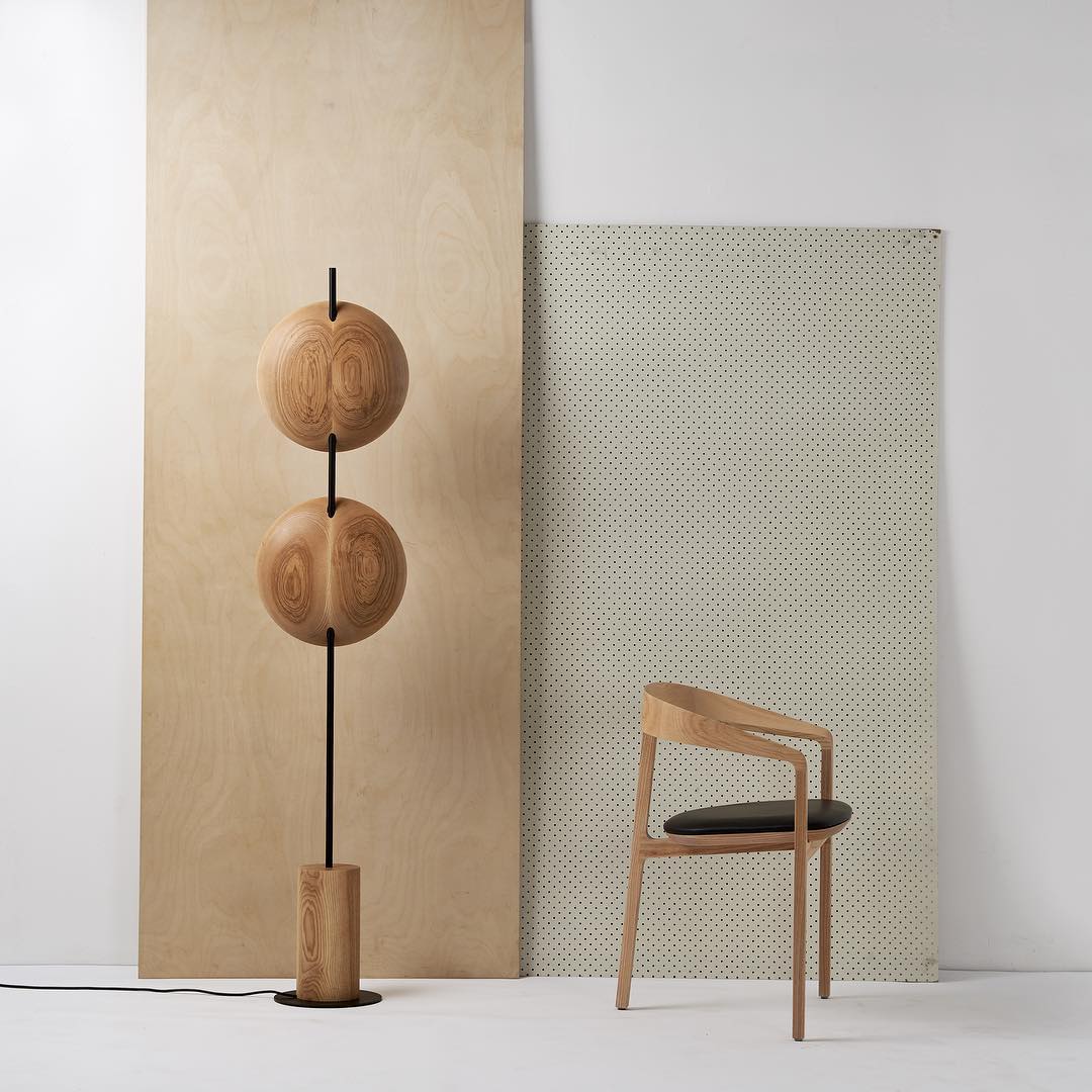 Saucer Marble Floor Lamp