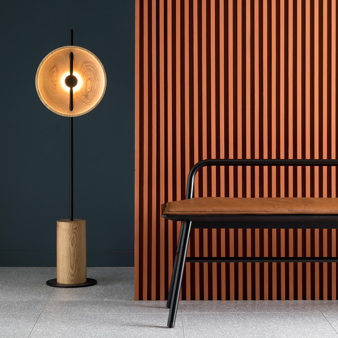 Saucer Marble Floor Lamp