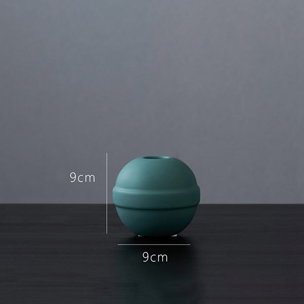 Modern Geometric Ceramic Flower Vase Decorative Floral Vase for Dried Flowers Table Top Centerpieces for Home Decoration