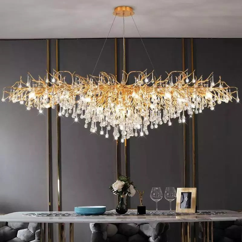 Feblilac Luxury Crystal Chandelier