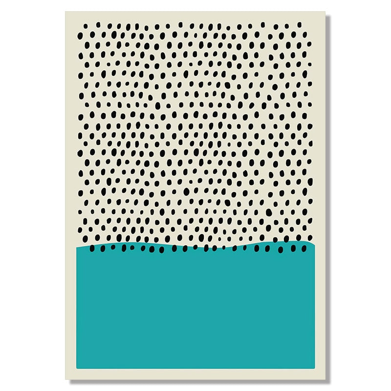 Modern Multicolored Abstract Geometric Wall Art Canvas Painting Picture Posters and Prints Gallery Kids Kitchen Home Decor