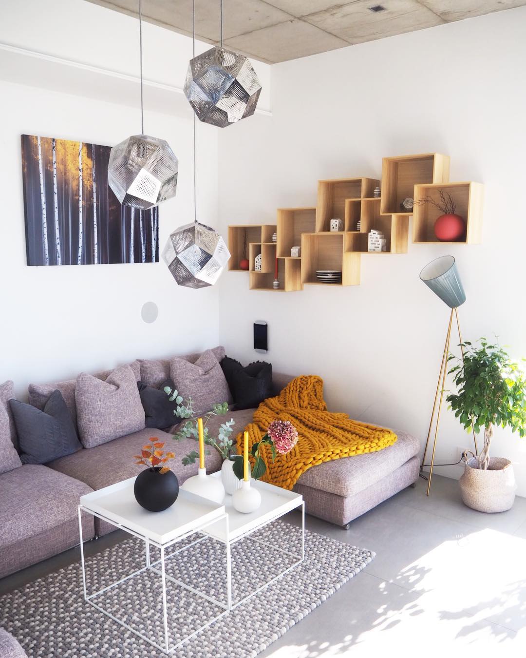 Modern Oslo Wood Floor Lamp