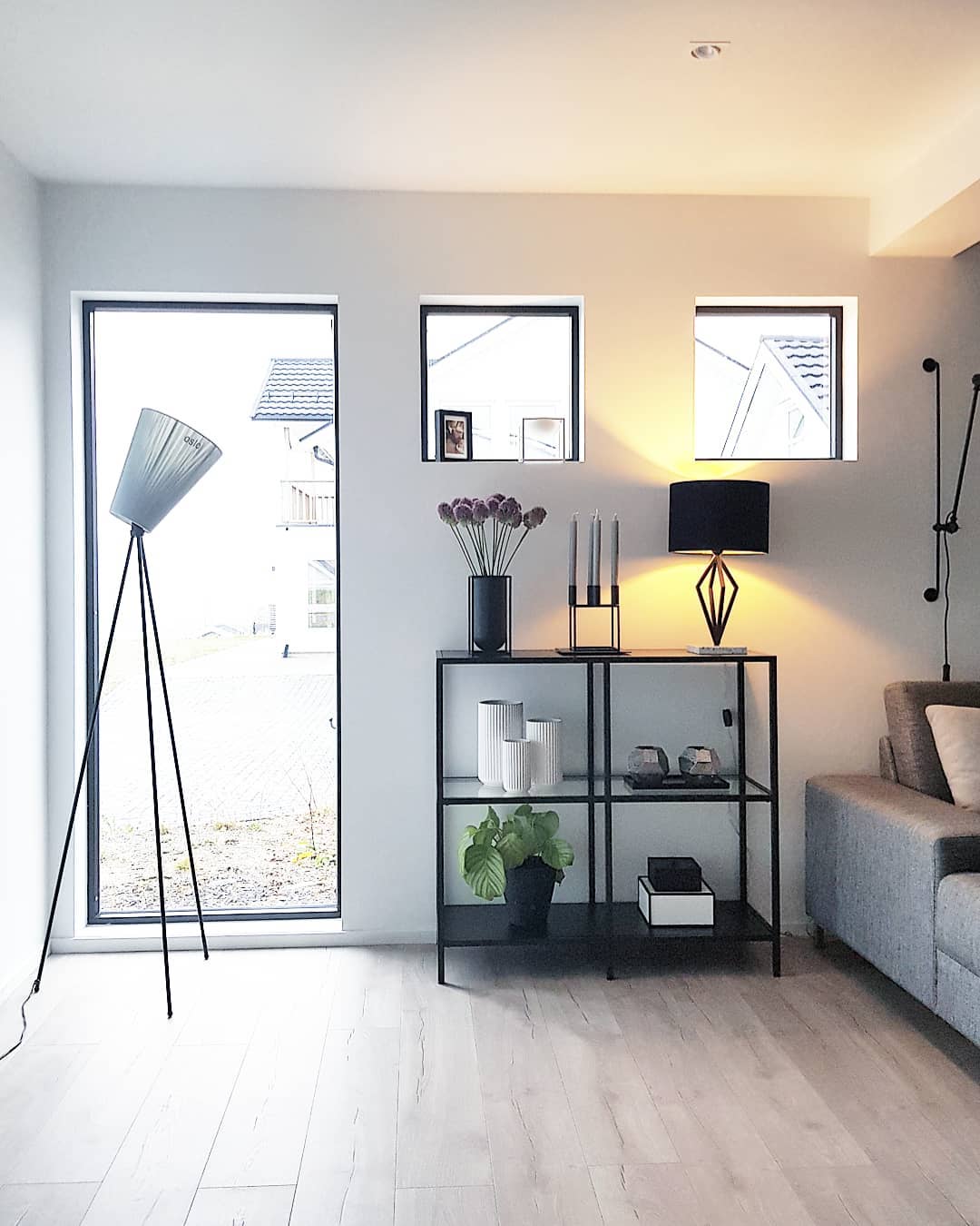 Modern Oslo Wood Floor Lamp
