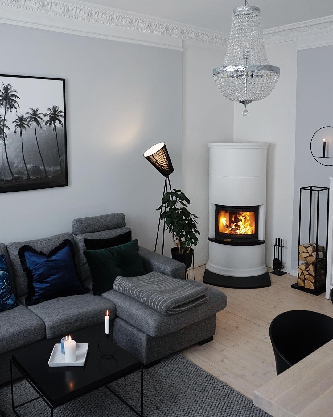 Modern Oslo Wood Floor Lamp