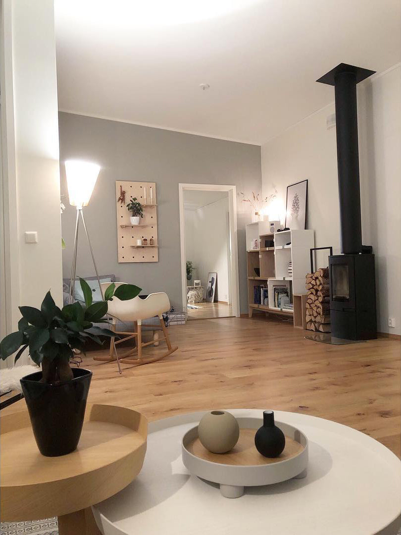 Modern Oslo Wood Floor Lamp