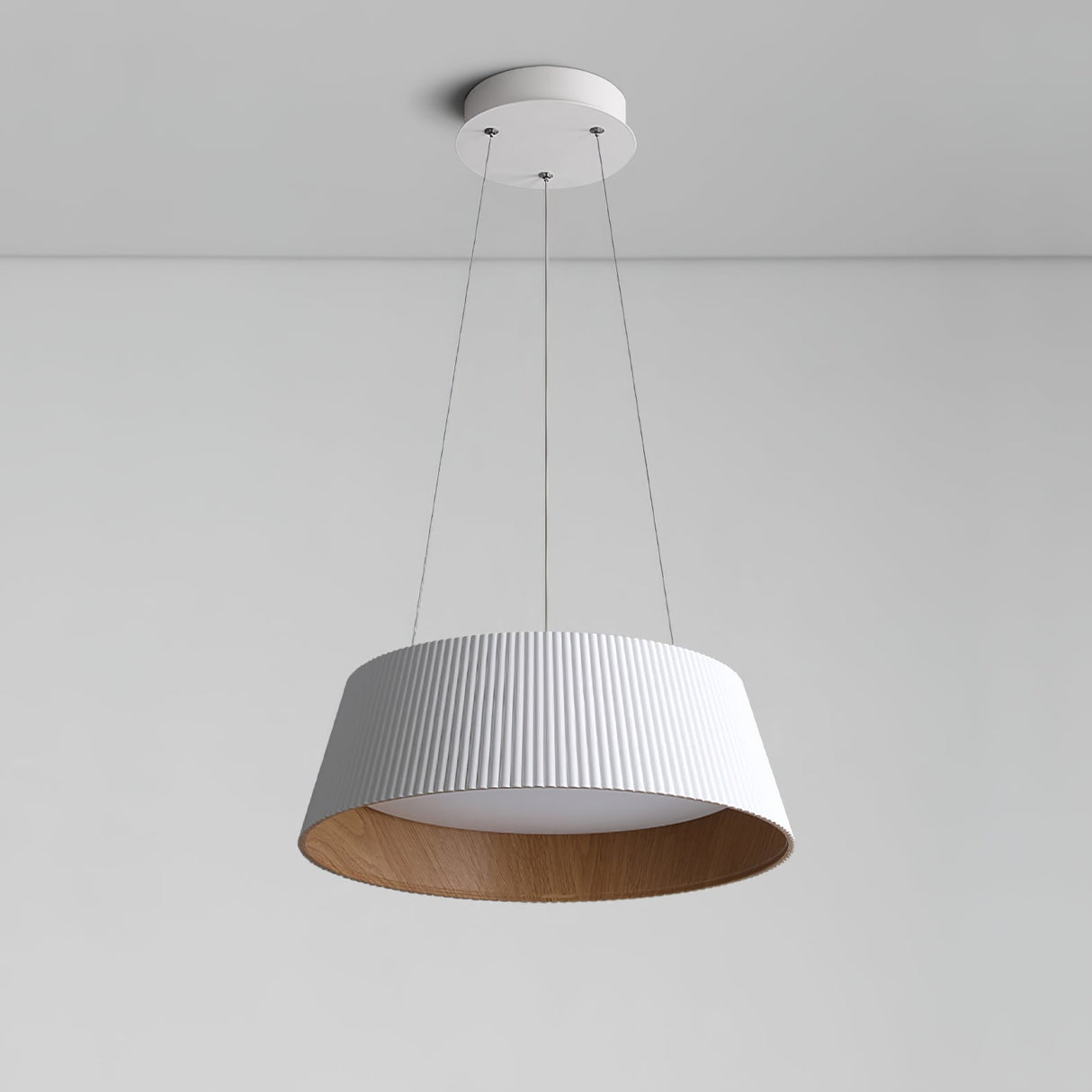 Modern Ribbed Pendant Light