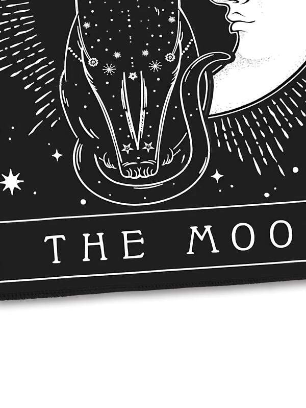 Abstract Moon & Cat Pattern Tapestry