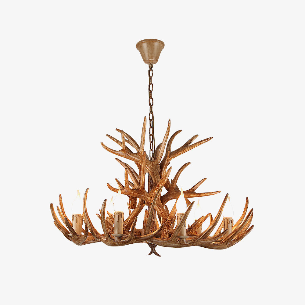 Narural Antlers Chandelier