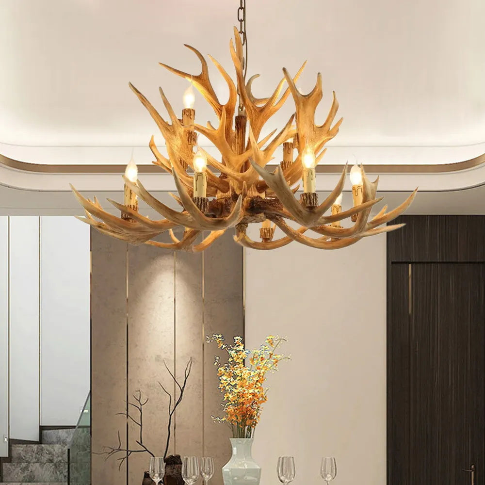 Narural Antlers Chandelier