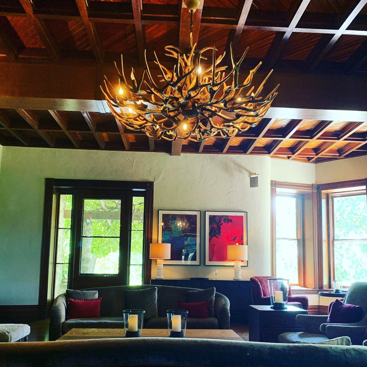 Narural Antlers Chandelier