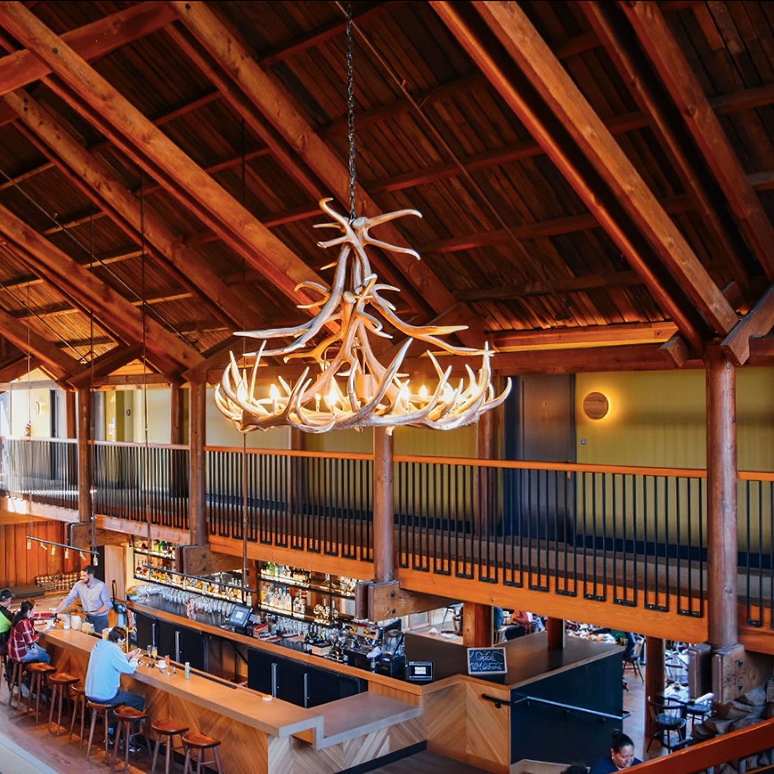 Narural Antlers Chandelier
