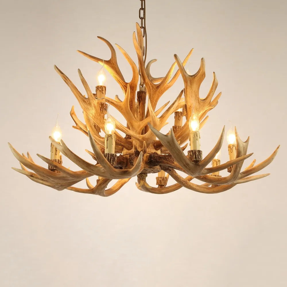 Narural Antlers Chandelier