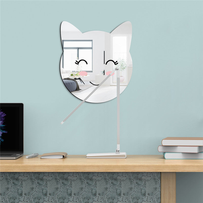Acrylic Cat Mirror Wall Sticker