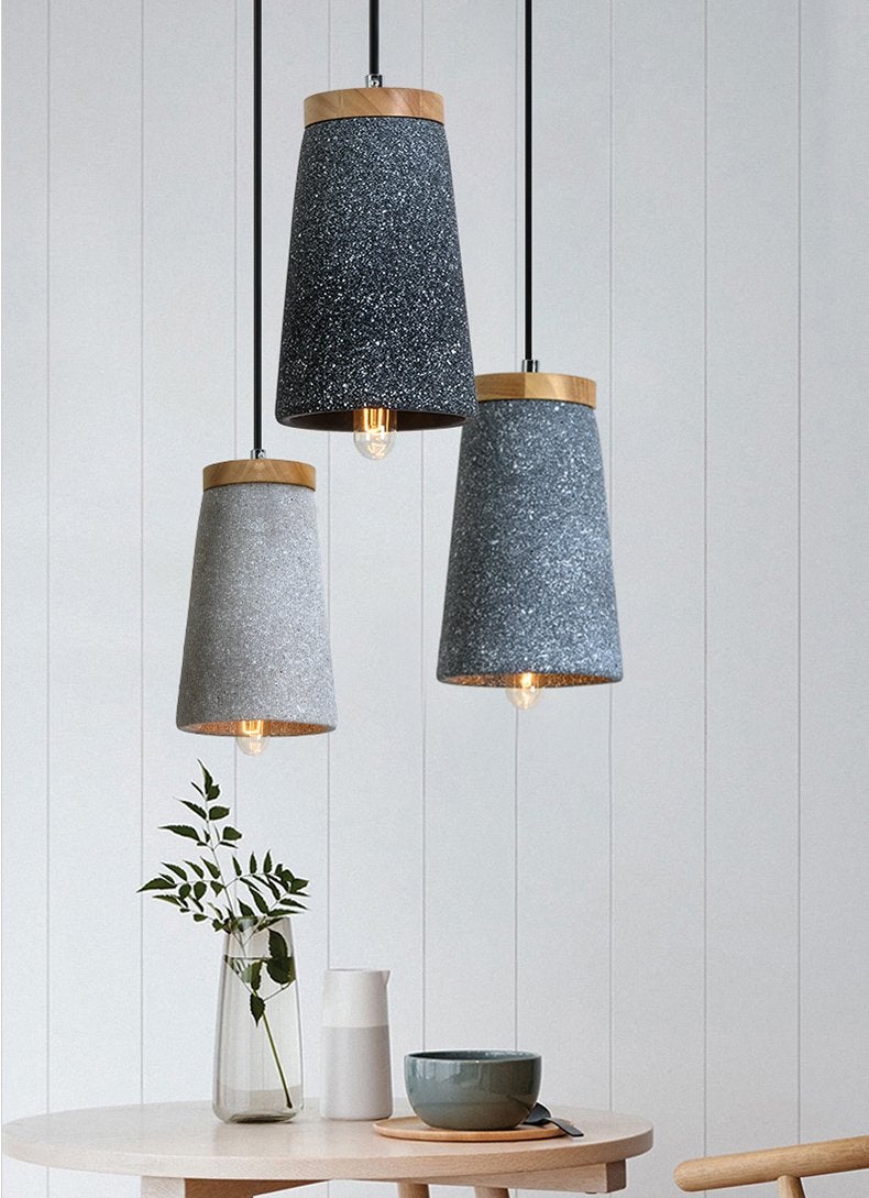 Coburg Wood Concrete Pendant Light