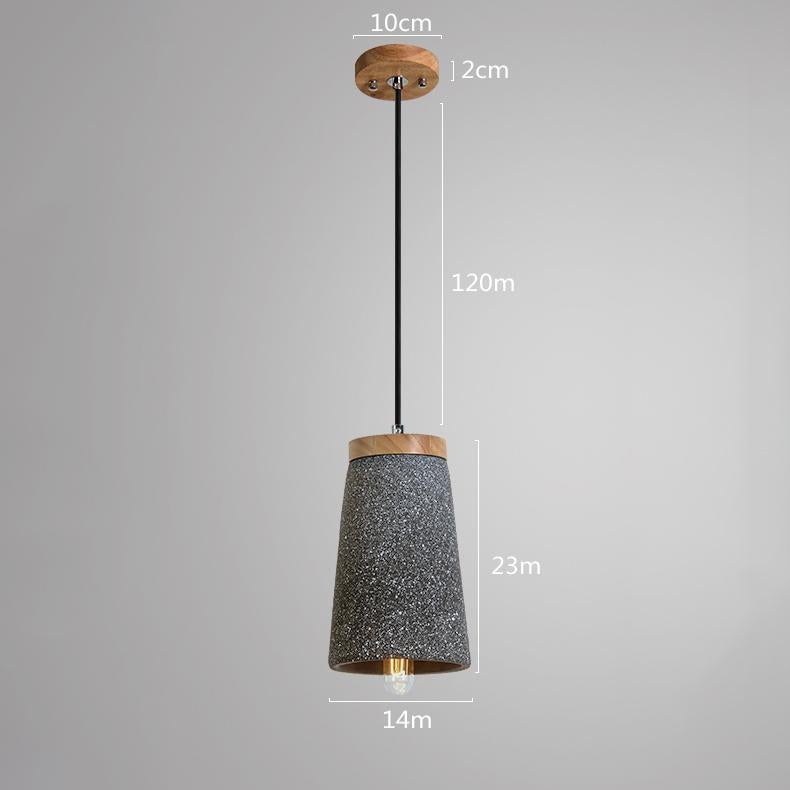 Coburg Wood Concrete Pendant Light