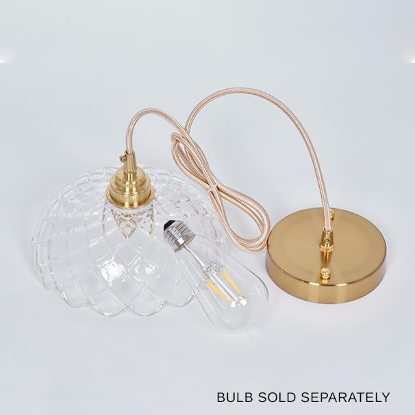 Betty Glass Mid Century Pendant Light