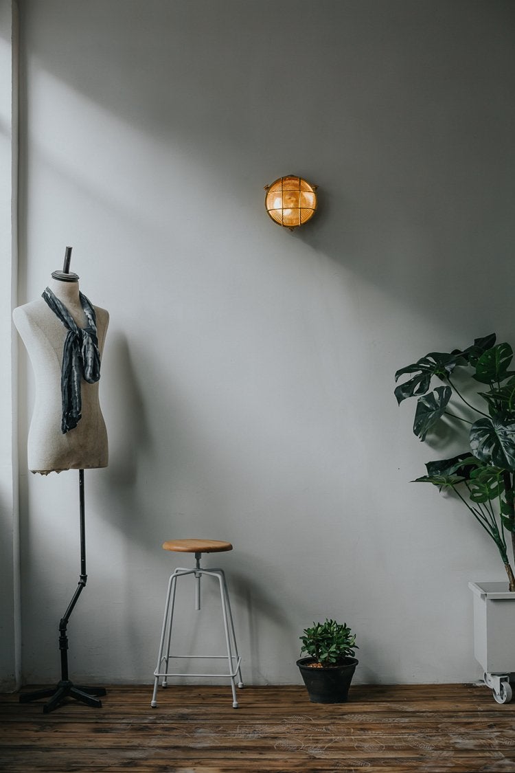 Nautilus Round Outdoor and Bathroom Wall Light