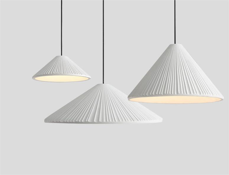 Colorful Bamboo Hat Pendant Lamp