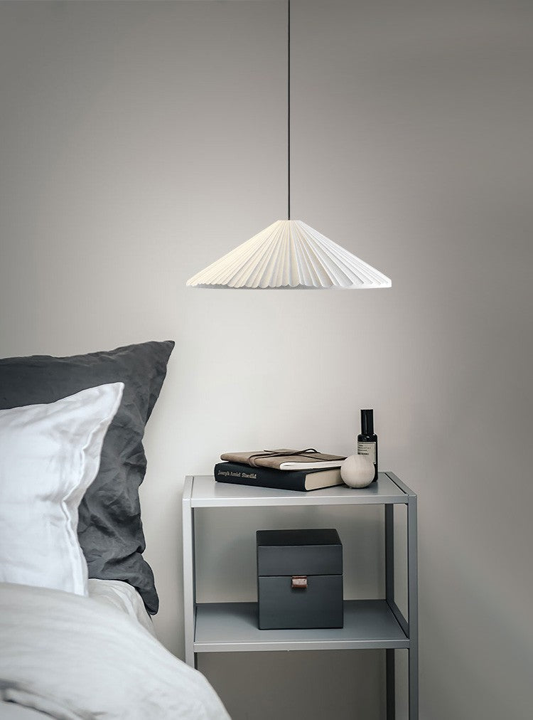 Colorful Bamboo Hat Pendant Lamp