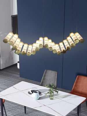 Changeable Glass Pendant Lamp